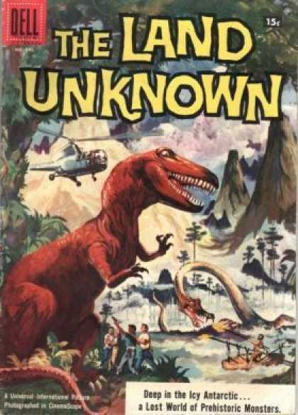 Four Color 845 - Prehistoric - The Land Unknown - Dinosaurs - Antarctic - Monsters