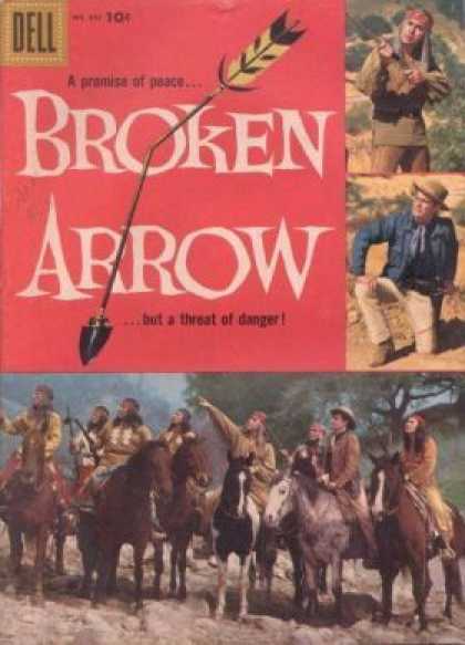 Four Color 855 - Dell - Broken Arrow - Cowboys - Indians - Native Americans