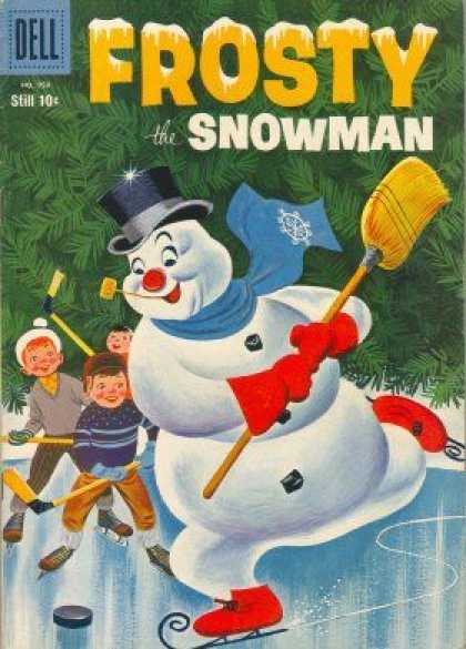 Four Color 950 - Frosty Plays Hockey - Dont Break The Ice - Winter Wonderland - Frosty Vs Children - Slapshot Frosty