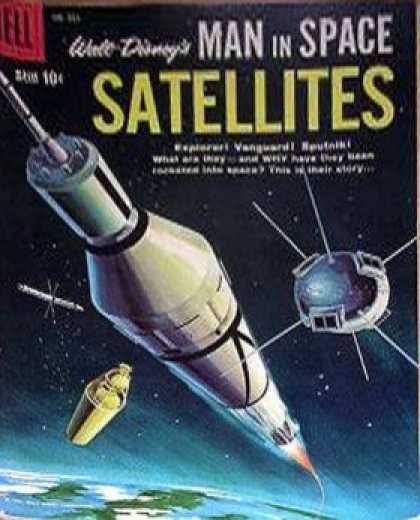 Four Color 954 - Space Exploration - Satellites - Atmosphere - Sputnik - Outer Space