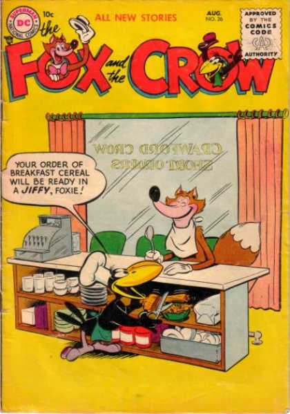 Fox and the Crow 26 - Superman National Comics - Approved By The Comics Code - All New Stories - Window - Foxie