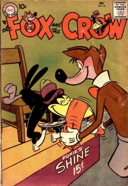 Fox and the Crow 46 - Superman National Comics - Approved By The Comics Code - Shine - Chair - Cloth