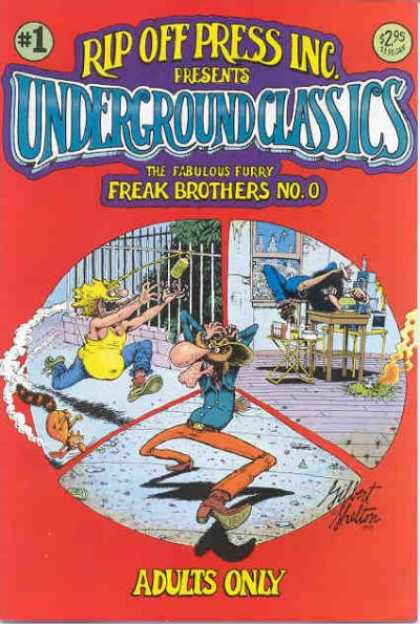 Freak Brothers 0 - Men - Animal - Fence - Deck - Tree