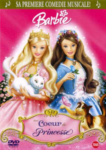 French DVDs - Barbie Coeur De Princesse