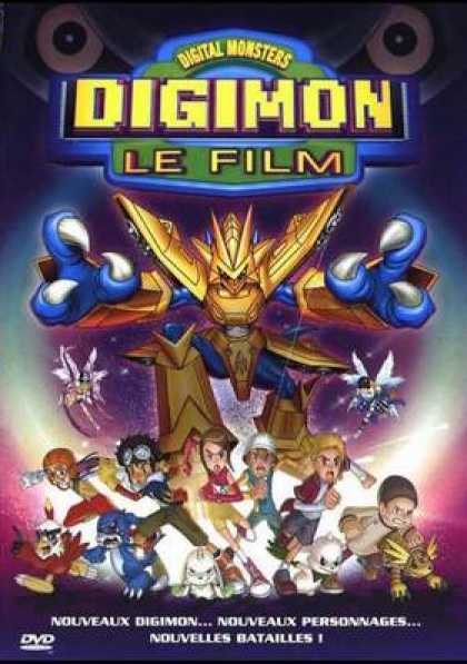 French DVDs - Digimon The Movie