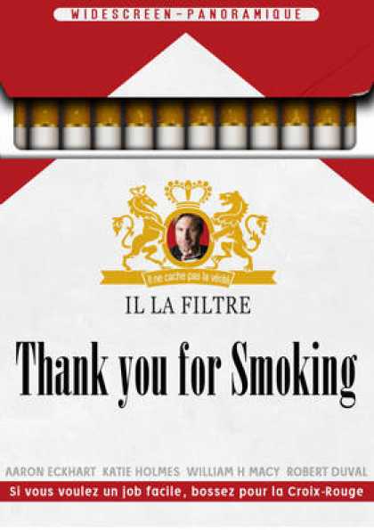 French DVDs - Thank You For Smoking