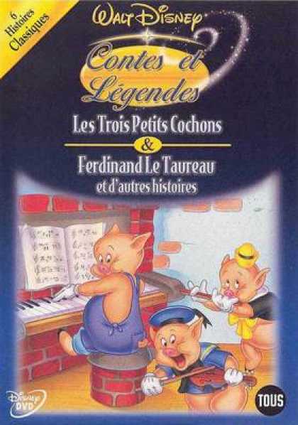 French DVDs - Disneys Heros And Legends Vol 5