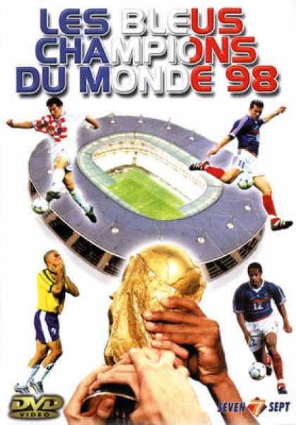 French DVDs - Les Bleus Champions Du Monde 98