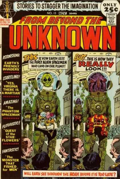 From Beyond the Unknown 13 - Aliens - Astonishing - Startling - Amazing - Futuristic - Joe Kubert