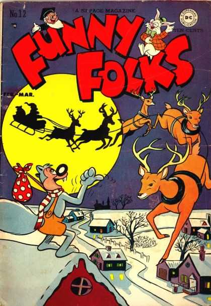Funny Stuff 12 - Reindeer - Christmas - Squirrel - Hobo - Moon