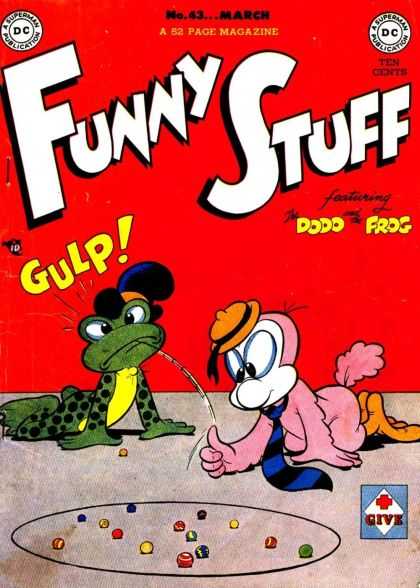 Funny Stuff 43 - Marbles - Dodd - Frog - Gulp - Superman Publication