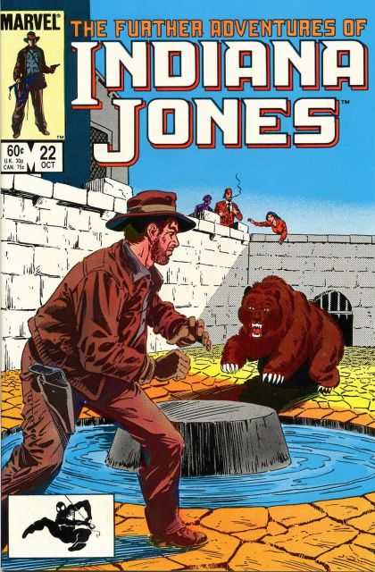 Further Adventures of Indiana Jones 22 - Marvel - Bear - Indiana Jones - Gun - Battle