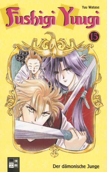 Fushigi Yuugi 15 - Gold Cover - Yuu Watase - Sword - Throne - 15