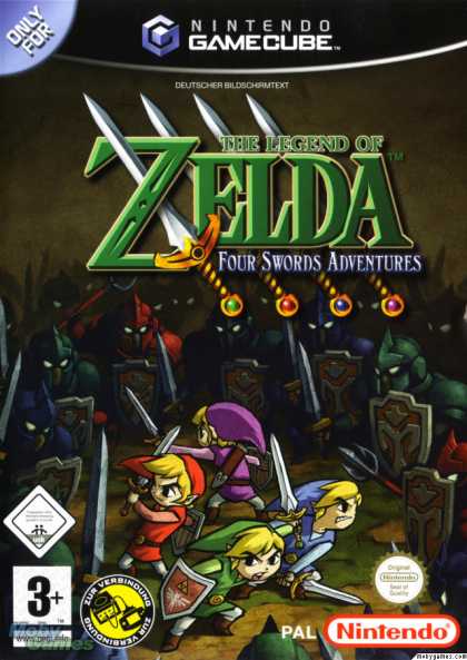 GameCube Games - The Legend of Zelda: Four Swords Adventures