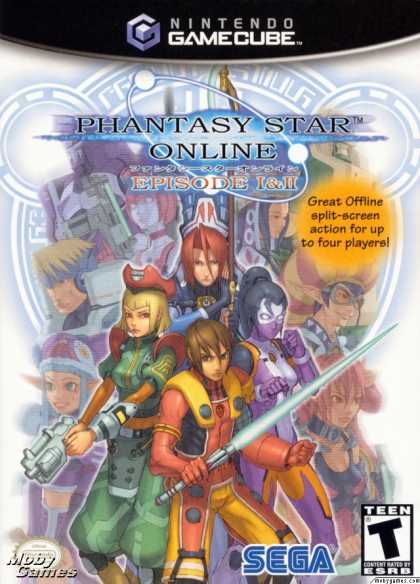 GameCube Games - Phantasy Star Online Episode I & II