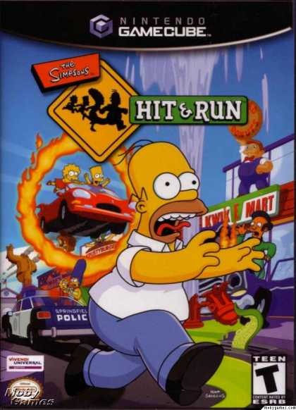 GameCube Games - The Simpsons: Hit & Run