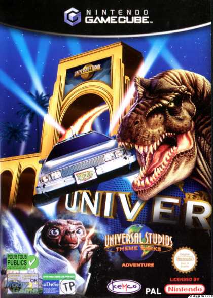 GameCube Games - Universal Studios Theme Park Adventure