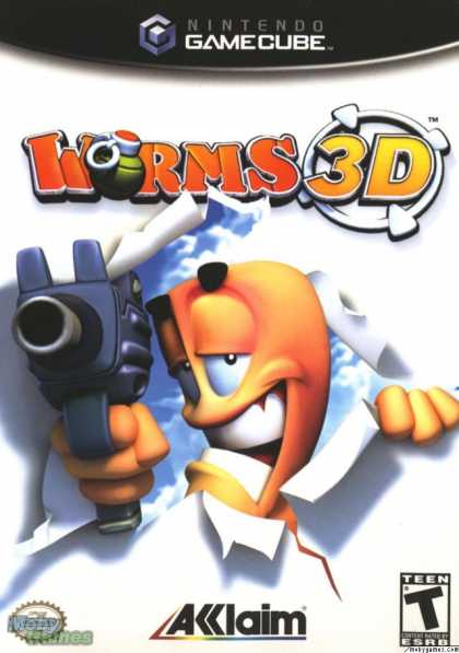 GameCube Games - Worms 3D