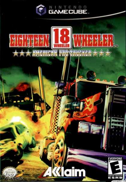 GameCube Games - Eighteen Wheeler: American Pro Trucker
