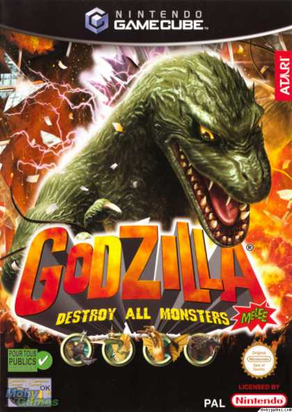 GameCube Games - Godzilla: Destroy All Monsters Melee