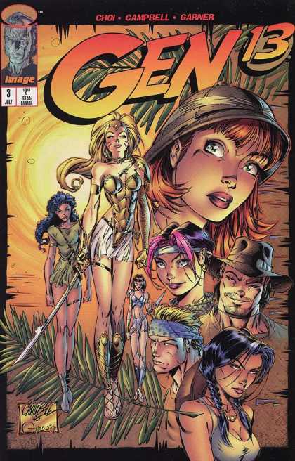 Gen13 3 - Explorer - Hat - Spear - Grass - Palm Leaves - Alex Garner