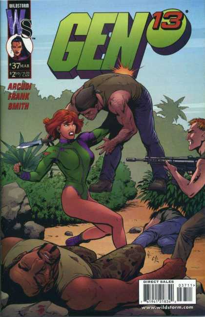 Gen13 37 - Frank - Smith - Redhead - Gun - Knife - Gary Frank