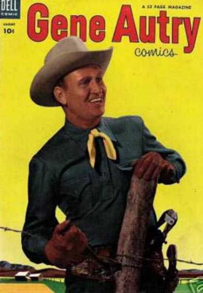 Gene Autry Comics 78 - Cowboy - Fence - Pliers - Cowboy Hat - Barbed Wire