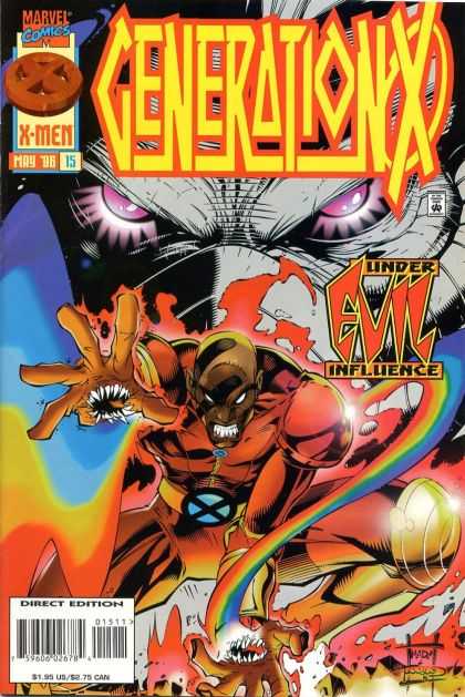 Generation X 15 - Mouth Hand - Teeth Hand - Orange Man - Bald Man - Hand Teeth Bite - Joe Madureira