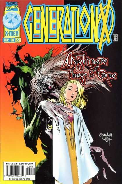 Generation X 22 - A Nightmare Of Things To Come - Woman In White - Blonde Woman - Nightmare - Dec 96 - Chris Bachalo