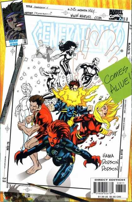 Generation X 38 - Comes Alive - Issue 38 - Hama Dodson - Marvel - Xmen - Terry Dodson