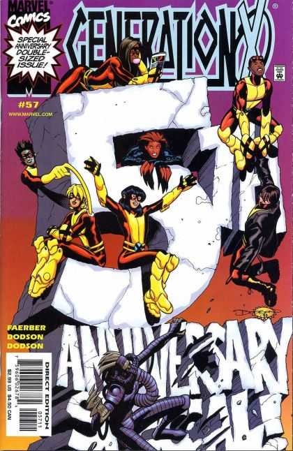 Generation X 57 - Faerber - Dodson - 5th Anniversary Special - Double Sized - Marvel - Terry Dodson