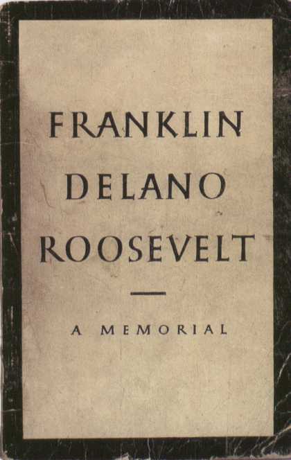 George Salter's Covers - Franklin Delano Roosevelt: A Memorial