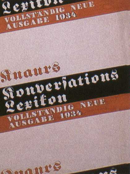 George Salter's Covers - Knaurs Konversationslexikon