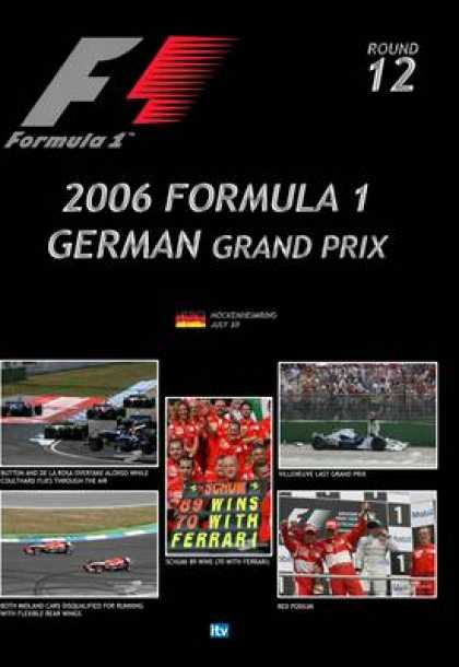 German DVDs - F1 Formula 1 2006 12 Germany