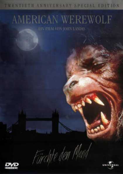 German DVDs - An American Werewolf In London 1981