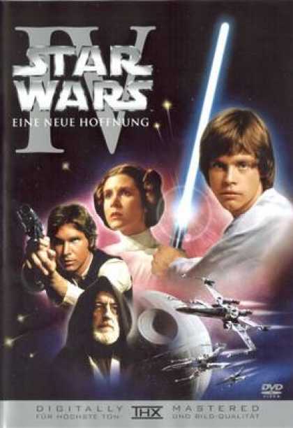German DVDs - Star Wars Episode 4 German Dvd Box