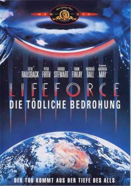 German DVDs - Lifeforce - Die Tï¿½dliche Bedrohung