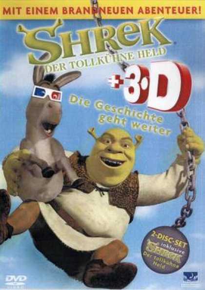 German DVDs - Shrek 3d Special