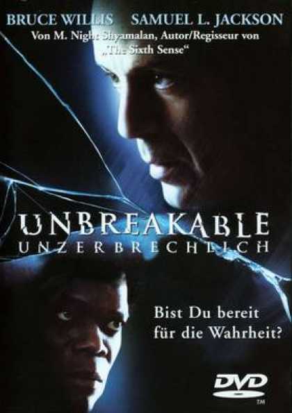 German DVDs - Unbreakable - Unzerbrechlich