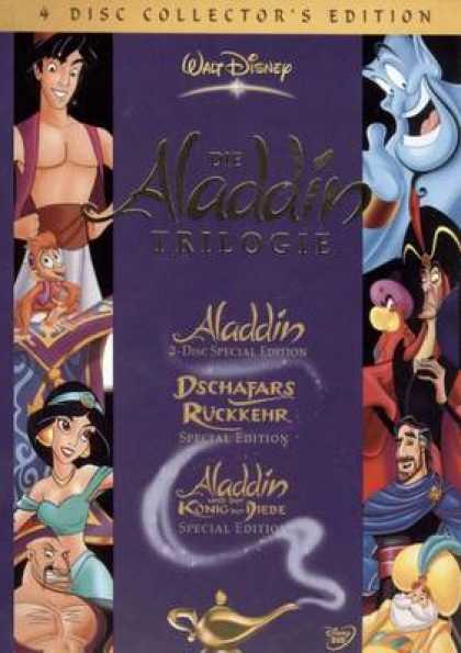 German DVDs - Aladdin 4 Disc CE