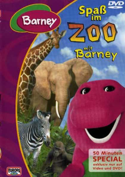 German DVDs - Barney Let's Go To The Zoo