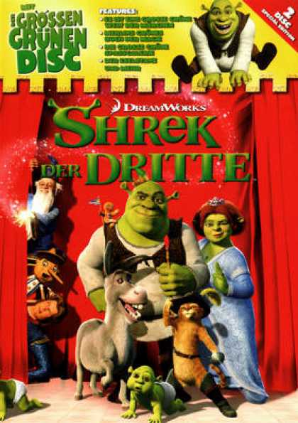 German DVDs - Shrek Der Dritte