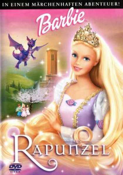 German DVDs - Barbie Rapunzel