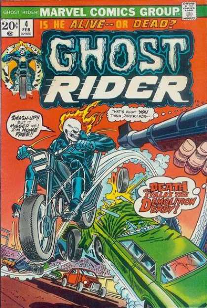 Ghost Rider 4 - Demolition Derby - Is He Alive Or Dead - Death - Gun - Motorcycle - Clayton Crain, Frank Frazetta