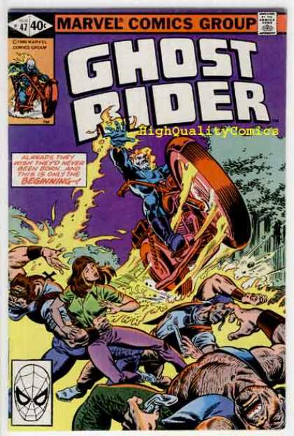 Ghost Rider 47 - 40 Cents - High Quality Comics - Marvel - Motorcycle - Beginning - Ron Garney