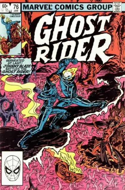 Ghost Rider 76 - Johnny Blaze - Ghost Rider - Spiderman - Marvel Comics - Fire - Dave Simons, Salvador Larroca