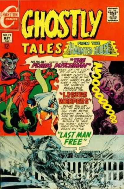 Ghostly Tales 73 - Monsters - Horse - Spear - Airplane - Harness