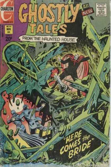 Ghostly Tales 99 - From The Haunted House - Vampire - Full Moon - Rubble - Here Comes The Bride