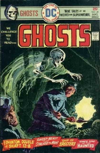 Ghosts 41 - Skull - We Challenge You To Read - Scared - Mine - Shovel - Luis Dominguez