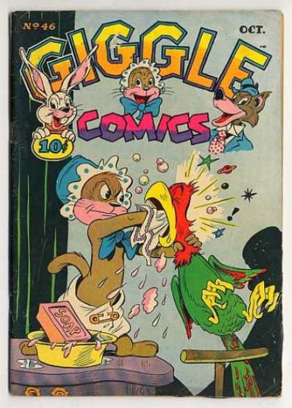 Giggle Comics 46 - Soap - Parrot - Cat - Baby - Diaper